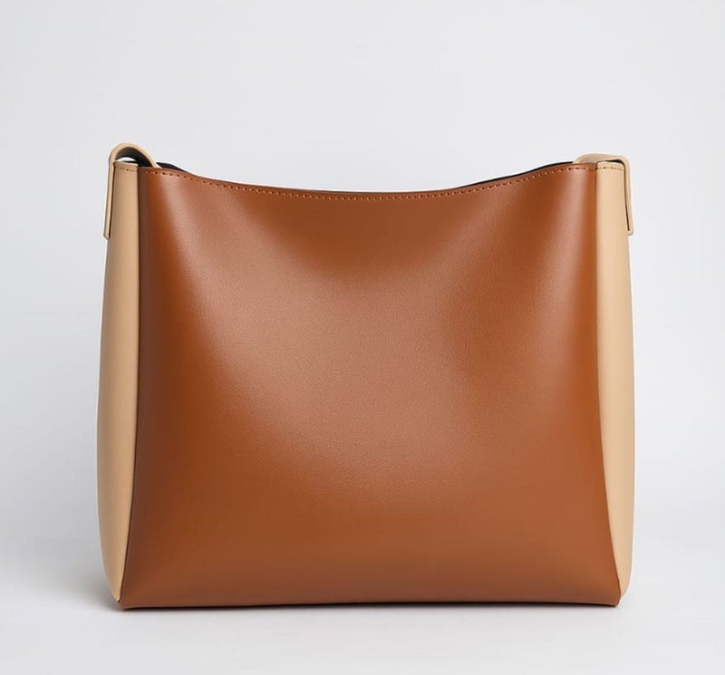 Osman Women Tan and Beige Tote - Image 2